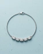 Vintage Emerald-Link Bracelet
