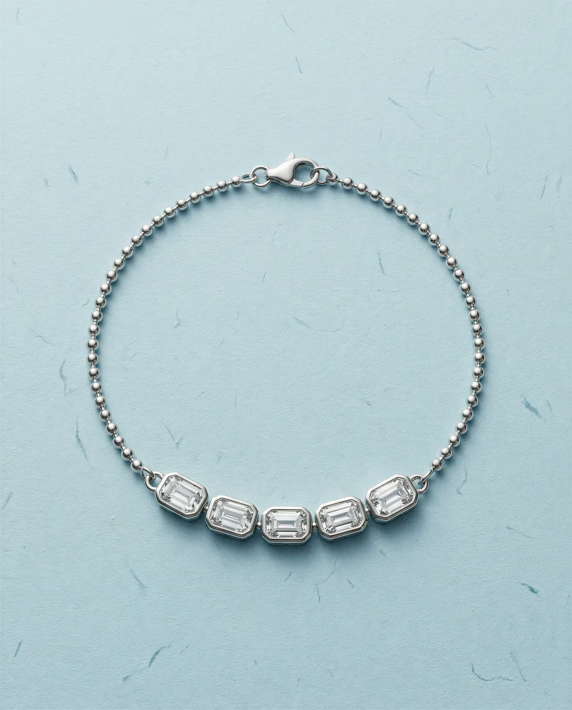 VJ04.1 Vintage Emerald-Link Bracelet - Image 1