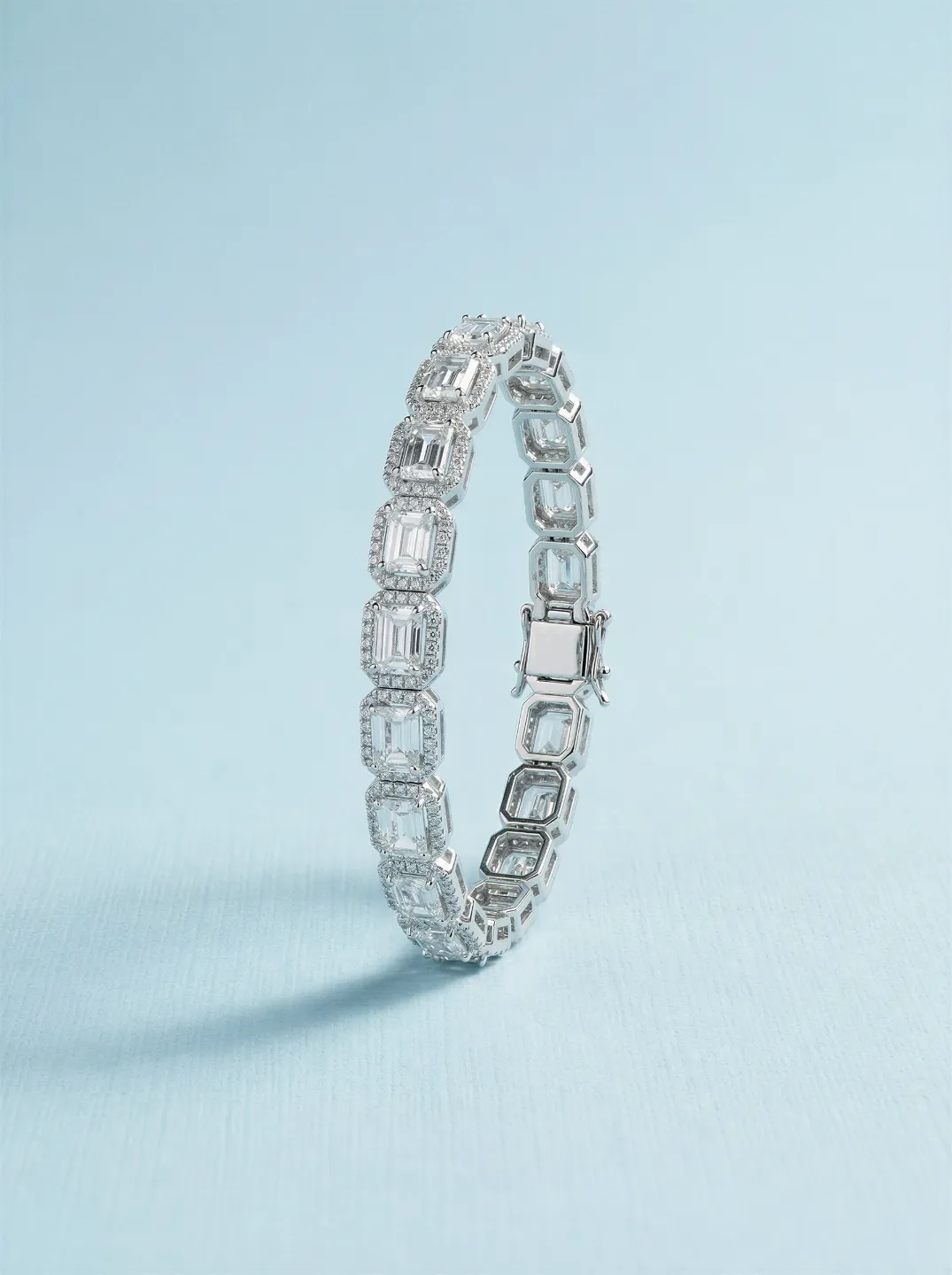 VJ10.1 Octavia Halo Tennis Bracelet - Image 1
