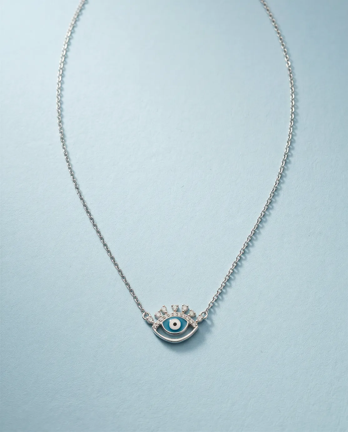 VJ16.1 Nazar Aura Diamond Pendant - Image 1