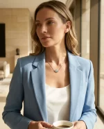 Nazar Aura Diamond Pendant - Image 2