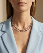 Prism Charm Diamond Necklace - Image 2