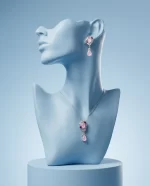 Rosé Cascade Pendant Set - Image 2