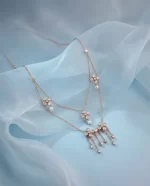 Pearl Blossom Necklace Set - Image 2