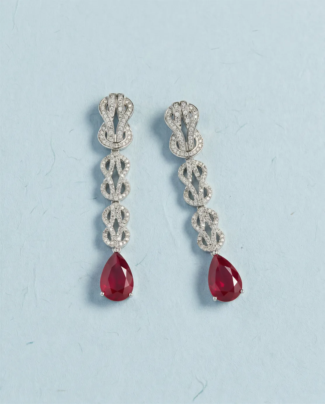 VJ42.1 Scarlet Drop Earrings - Image 1